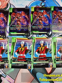 Gundam Card Game JP ST03-006 Saku II + ST03-011 Char Aznable Set x4