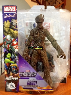 [2017.03] DST Marvel Select Disney Exclusive GOTG Groot Action Figure