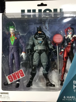 [2013.08] DC Collectibles Batman HUSH Series 1 Stealth Jump Gear Batman, The Joker & Harley Quinn 7-Inch Figure 3-Pack
