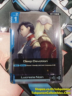 Gundam Card Game Eng GD01-101 R Deep Devotion