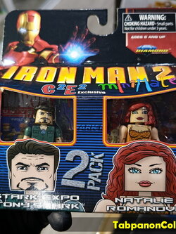 Minimates Marvel IronMan2 C2E2 Exclusive Stark Expo Tony and Natalie Romanova 2-Pack