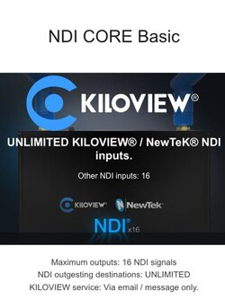 Kiloview NDI CORE Basic Software