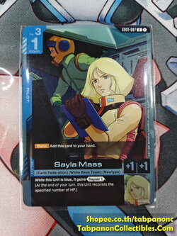 Gundam Card Game Eng GD01-087 R Sayla Mass