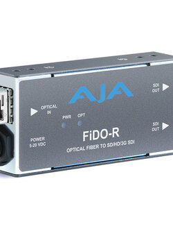 AJA 1-Channel Multi-Mode LC Fiber to 3G-SDI Receiver