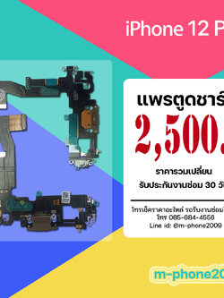 แพรตูดชาร์จ iPhone 12 Pro