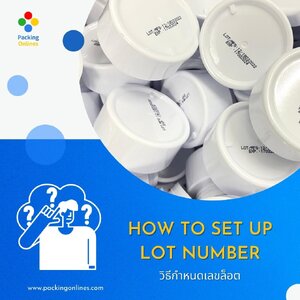 วิธีกำหนดเลขล็อต - How to set up Lot Number