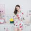 ชุดนอน Premium i Silk ลาย Blossom ชุดนอนแขนยาวขาสั้น เนื้อนิ่ม ตัดเย็บดีมาก แบรนด์ Sleeping Beauty ของแท้ ชุดนอนผู้หญิง ชุดนอนน่ารัก