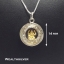 จี้พระพิฆเนศ M ล้อมเพชร องค์ทอง