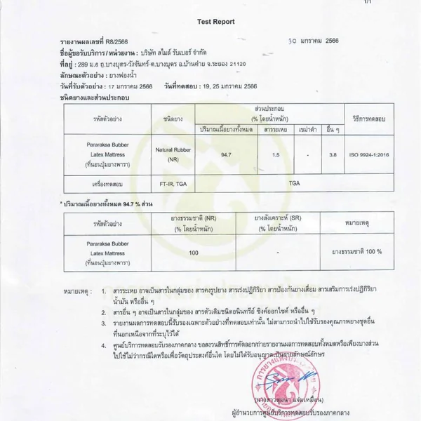 บริษัท สไมล์ รับเบอร์ จำกัด นวัตกรรมยางพาราแท้ 100% มาตรฐาน ISO จากโรงงานระยอง เพื่อสุขภาพและการพักผ่อนที่ยั่งยืน พร้อมบริการรับผลิต OEM เต็มรูปแบบ --- สุขภาพดีด้วยยางพารา --- แบรนด์ "ParaRaksa : พารารักษา" บริษัท สไมล์ รับเบอร์ จำกัด นวัตกรรมยางพาราแท้ 100% มาตรฐาน ISO จากโรงงานระยอง เพื่อสุขภาพและการพักผ่อนที่ยั่งยืน พร้อมบริการรับผลิต OEM เต็มรูปแบบ --- สุขภาพดีด้วยยางพารา --- แบรนด์ "ParaRaksa : พารารักษา"