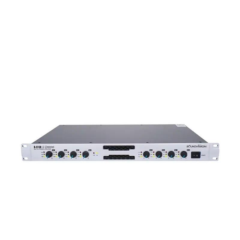 SOUNDVISION D-8150 เครื่องขยายเสียงระบบดิจิตอล 8 ชาเนล คลาส D 8×150 W at 8 ohm